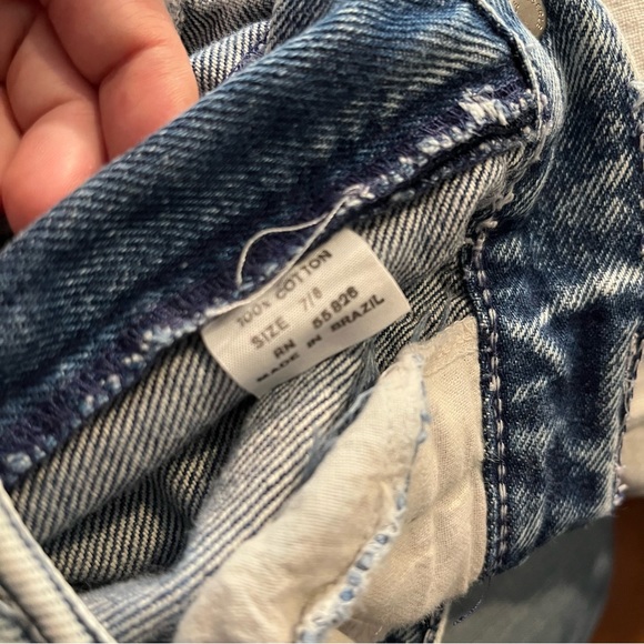 Vintage stone washed jeans skirt - Picture 3 of 3